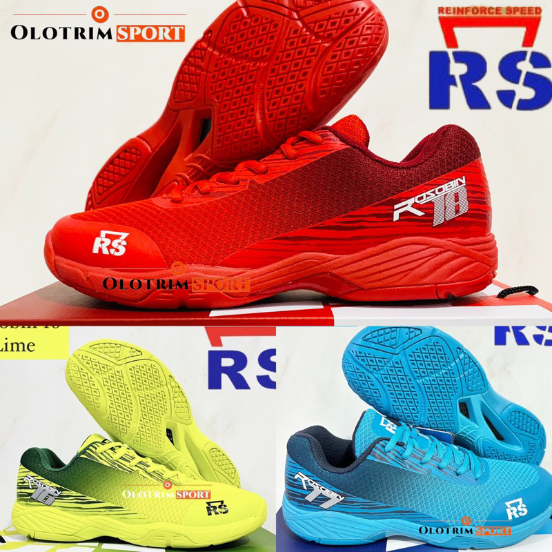 Sepatu Badminton RS Rosobin  11 12 14 15 16 17 18 Original