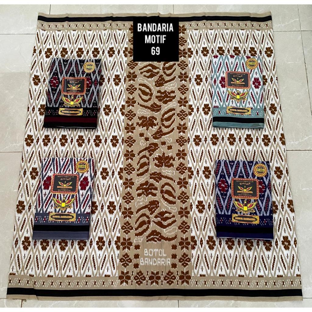 FICIEKUNZEX Sarung Goyor Printing Botol Bandaria Bin Syech Sarung Goyor Semi Tenun Bandaria