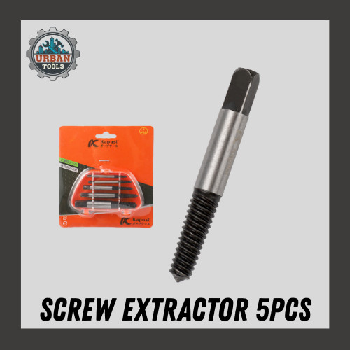 Kapusi Screw Extractor 5pcs /Mata Pembuka Baut Patah 5pcs K-3687