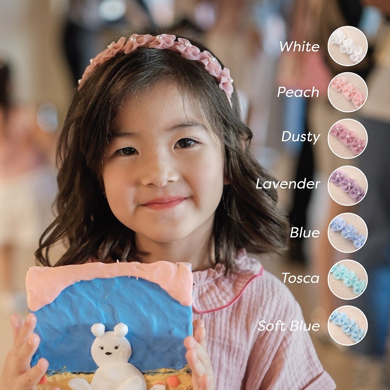 Lovilove Organza Headband - Bando Anak |  Bando  | Bando Anak Perempuan | Bando Anak Perempuan Lucu 
