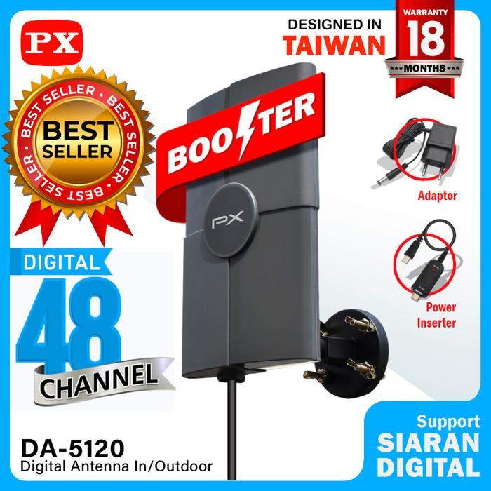 Antena Digital Tv PX DA-5120 Model terbaru Dari PX DA-5200 & DA-5700