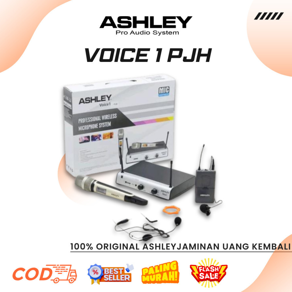 Mic Wireless Ashley Voice 1 PJH