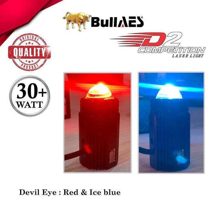 Lampu Tembak D2 Laser Competition 30 Watt BULLAES - Merah