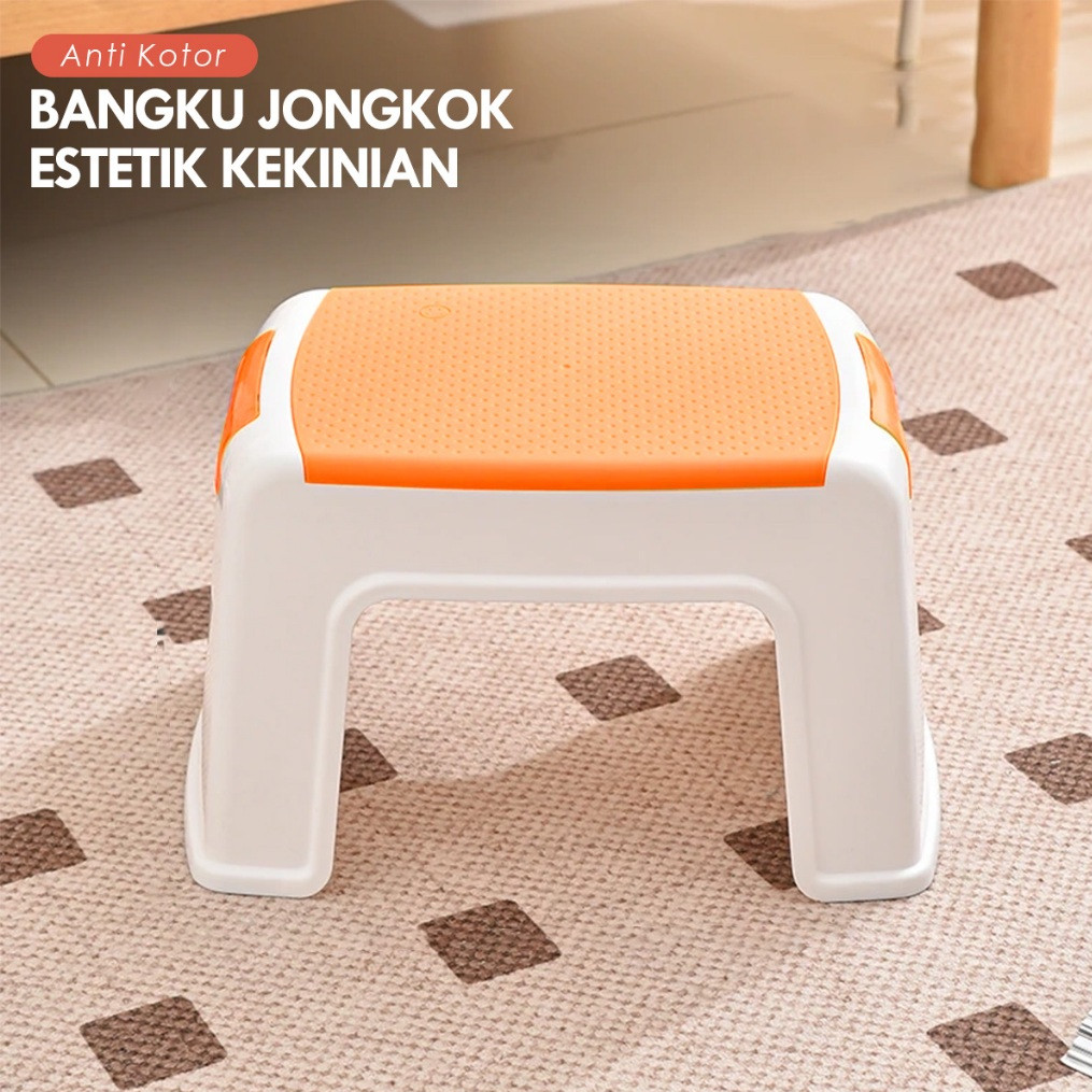 COD - Kursi Jongkok Plastik Kuat Bangku Pendek Anak & Dewasa Ngaji Cuci Nyuci Baju Santai Kokoh A02B