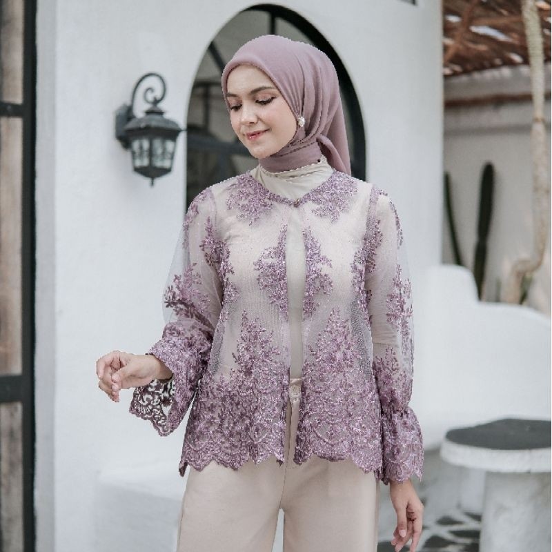 new Long outer Brukat Flower / Outer brokat / outer lace / Ajmala