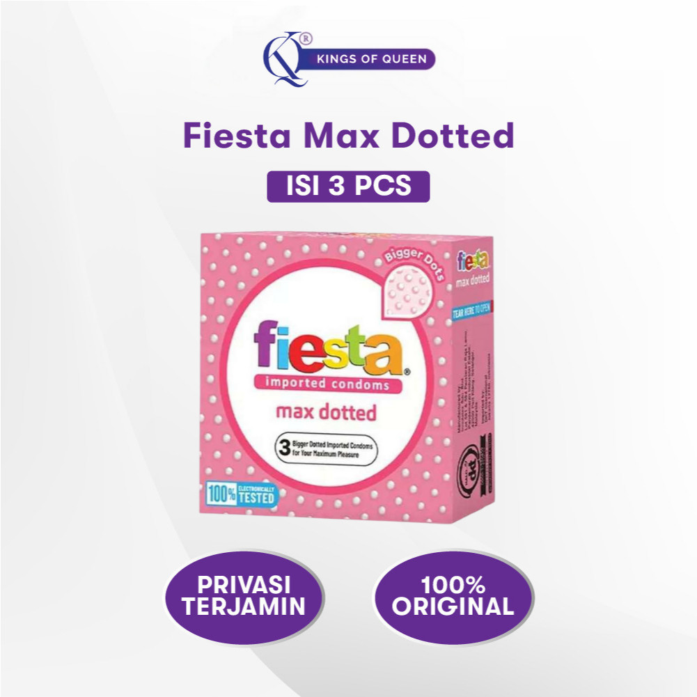 READY STOK KONDOM FIESTA_BERGERIGI TERBAIK PRIVASI AMAN TERJAGA