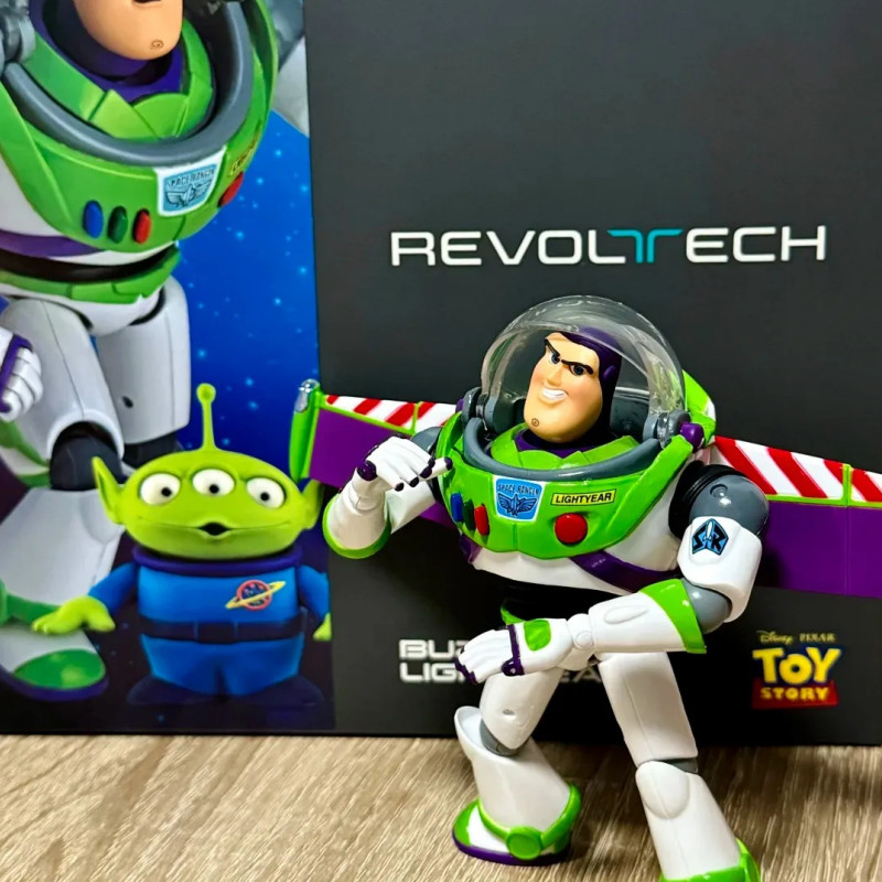 Original Kaiyodo Revoltech Toy Story Buzz Lightyear Woody Jessie‌ Action Figures Anime Ornaments Col