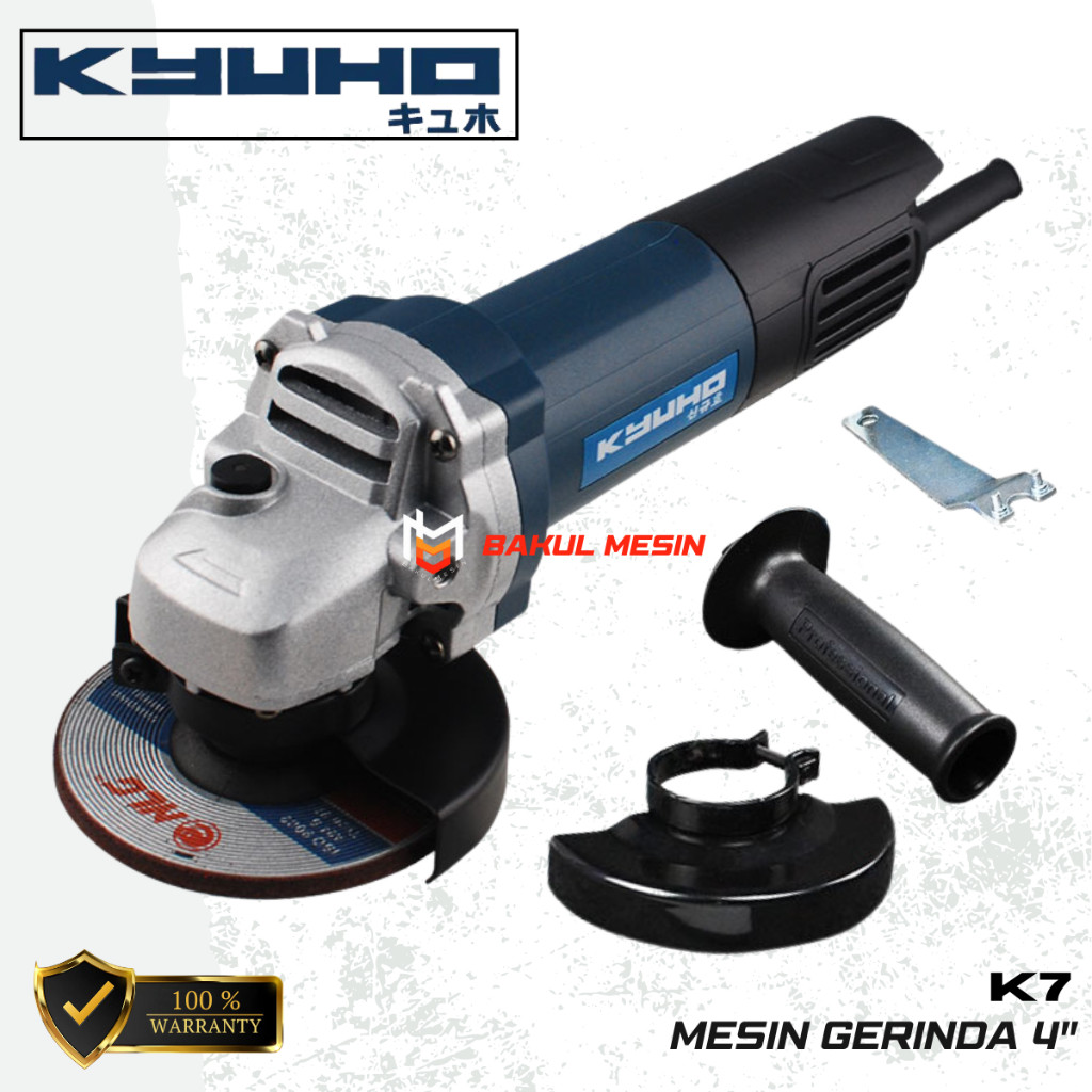 KYUHO K7 Mesin Gerinda Tangan Disc Grinder K 7 100mm 4 inch