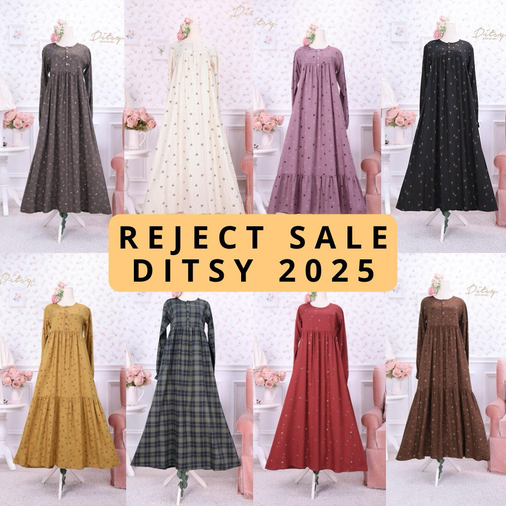 Promo (Reject) Ditsy Nightgown Viscose Premium ByKurnia Shop026