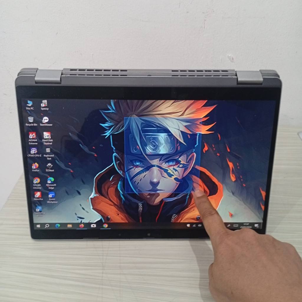 laptop  laptop Dell 5320 flip 360 Touchscreen ram 8Gb ssd 256 CORE i5 Gen8 ringan