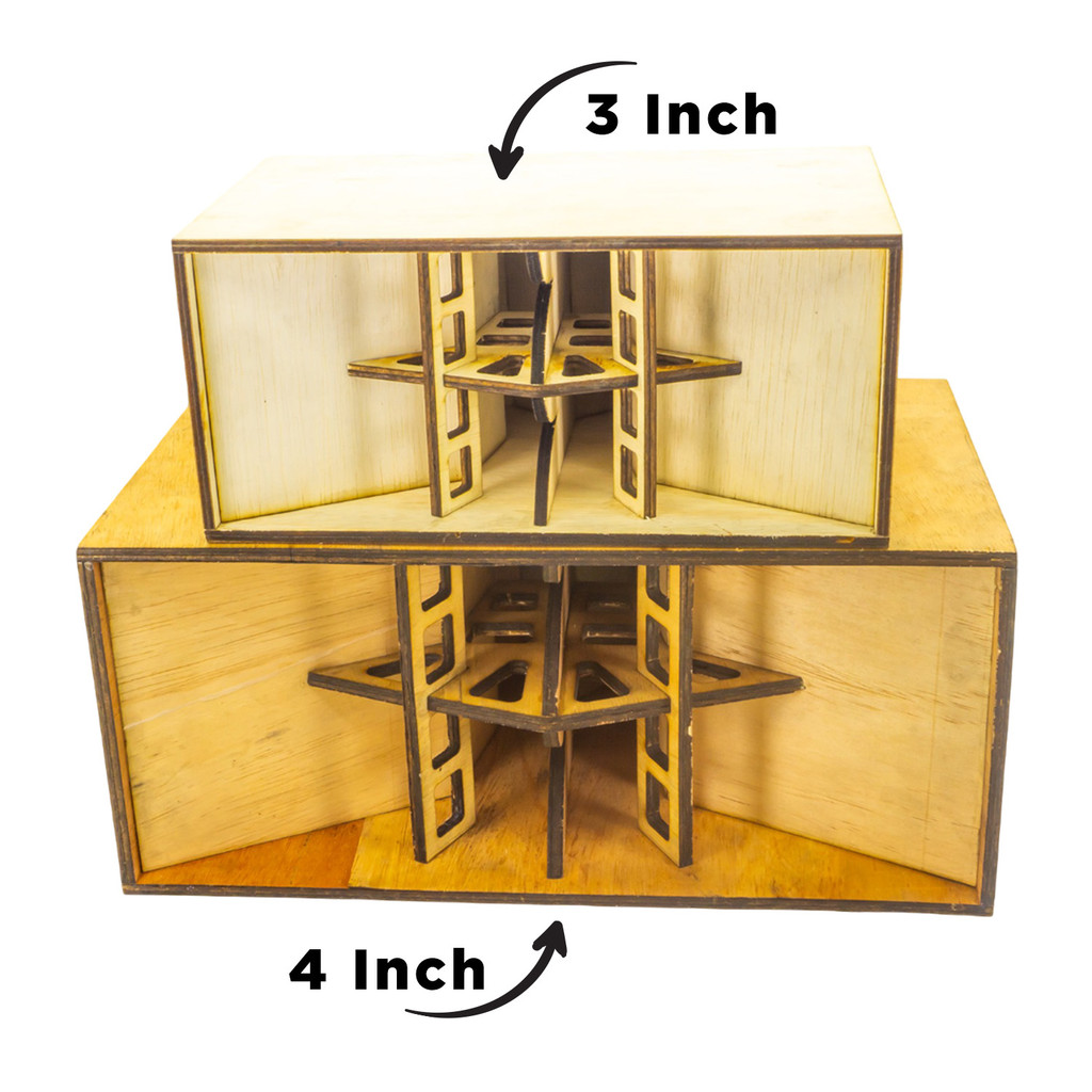 Box Speaker Mid Range CLA KIMOCHI Bok Miniatur Sound System Double 4inch Triplek 5mm CNC Laser Cutti