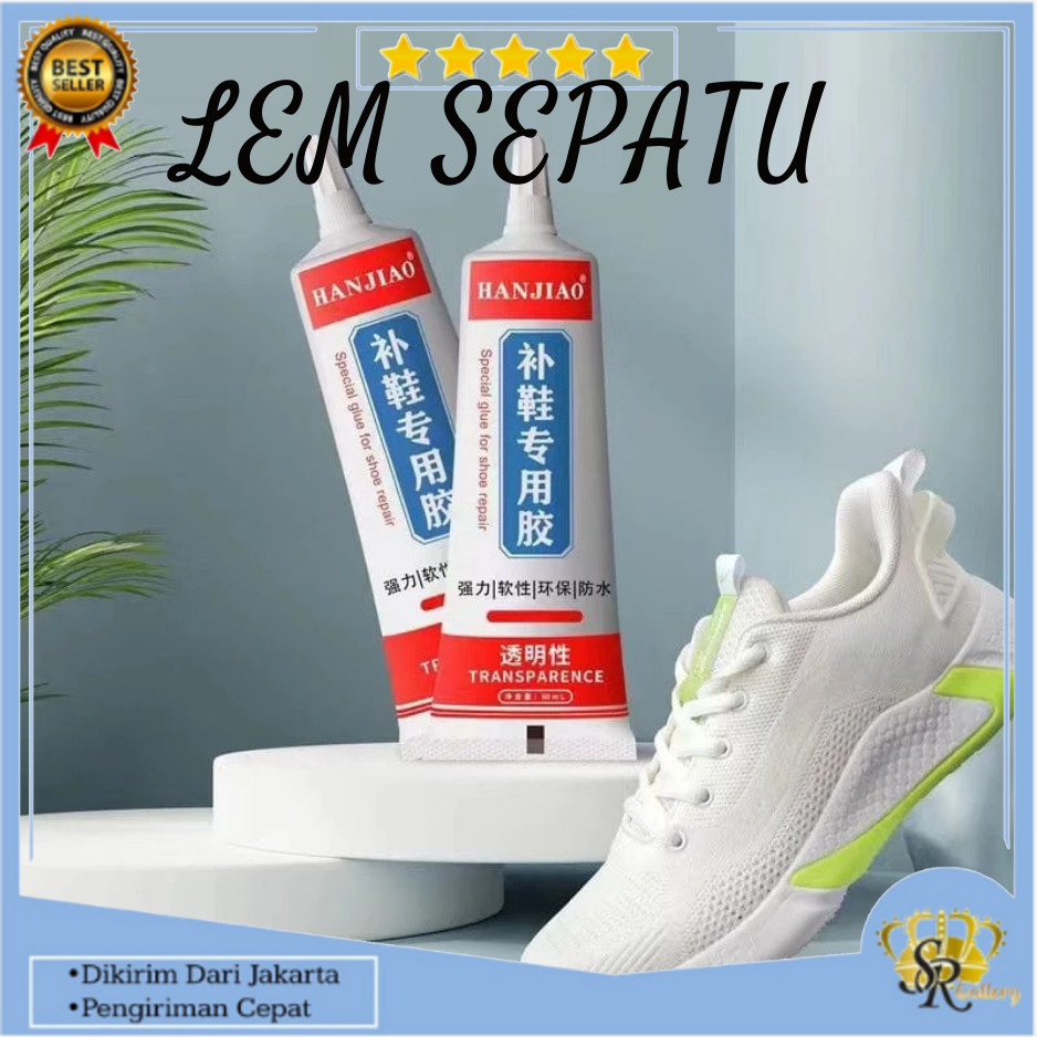 ORIGINAL HANJIAO SR Lem Perekat Sepatu Hanjiao 60ml Lem Serbaguna Merekatkan Sela Sela Sepatu