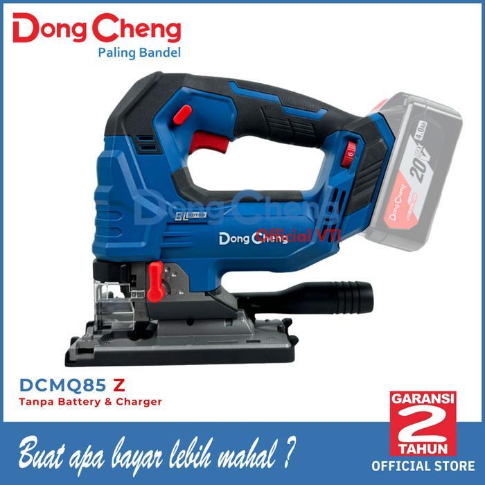 Mesin Gergaji Kayu DONGCHENG DCMQ85 Z Gergaji JigSaw Jig Saw Baterai Cordless Brushless JigSaw jig S