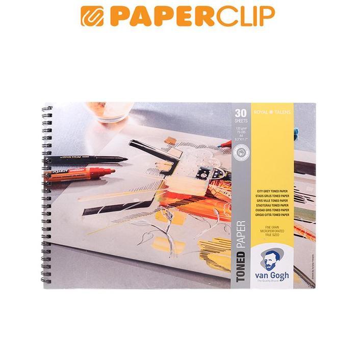 SKETCHBOOK VAN GOGH TONED PAPER A4 - CITY GREY 93180002