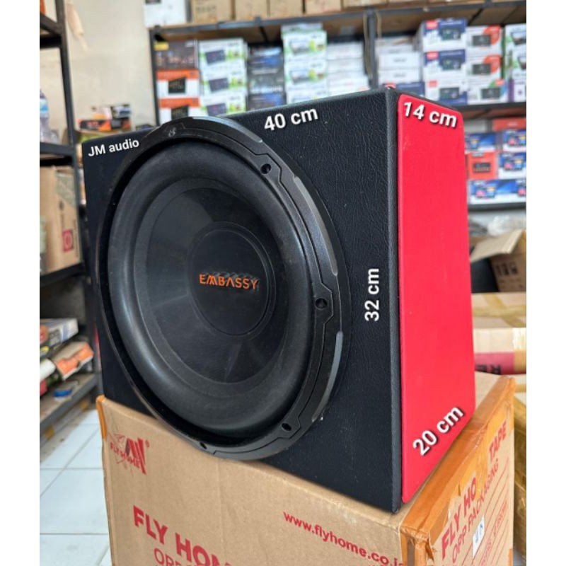Speaker SUBwoofer Pasive Embassy 12inch max 400/600Watt Universal