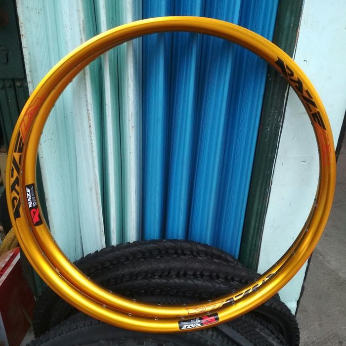 velg rims sepeda mtb 27.5 RAZE R7 alloy 32h - gold