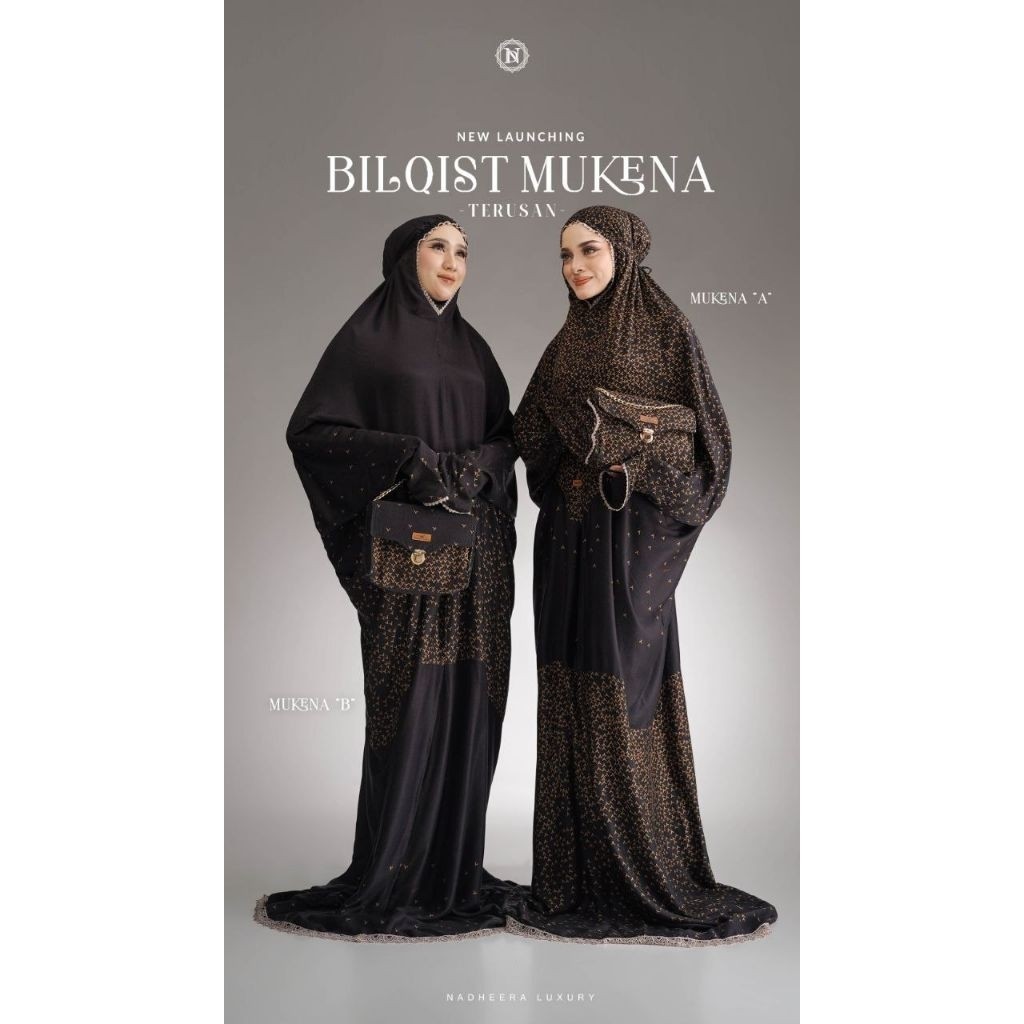 Bilqist Mukena Terusan by Nadheera Luxury