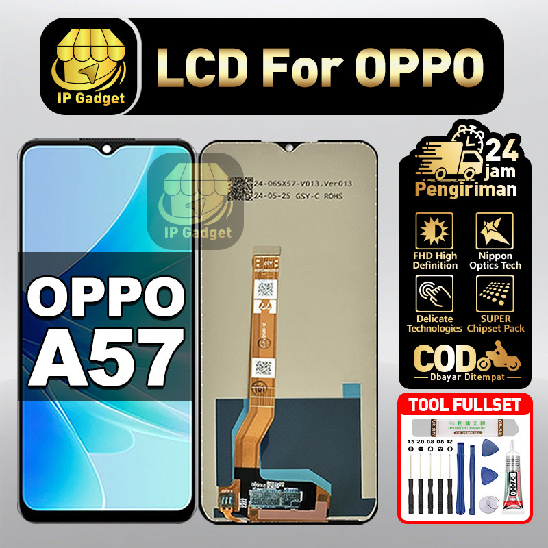 LCD FOR OPPO A57 Fullset LCD HP Touchscreen Layar Sentuh Touch Screen COD