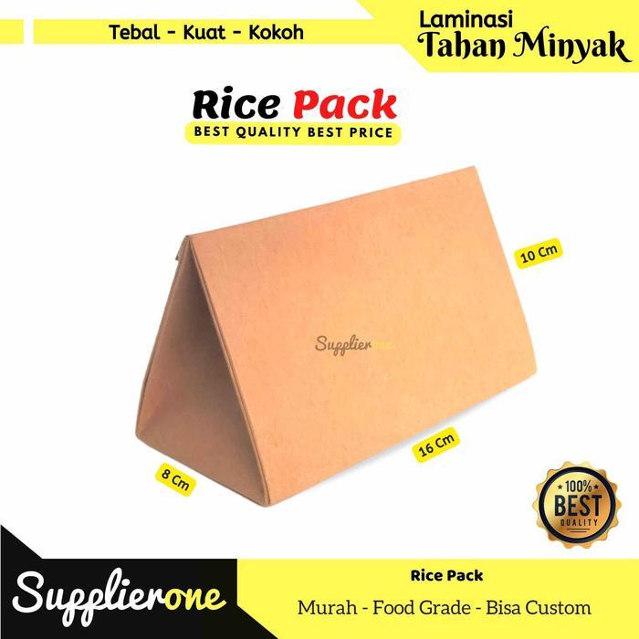 Rice Pack 50 pcs / Kemasan Nasi Pack / Bungkus Nasi / Pembungkus Mie Goreng