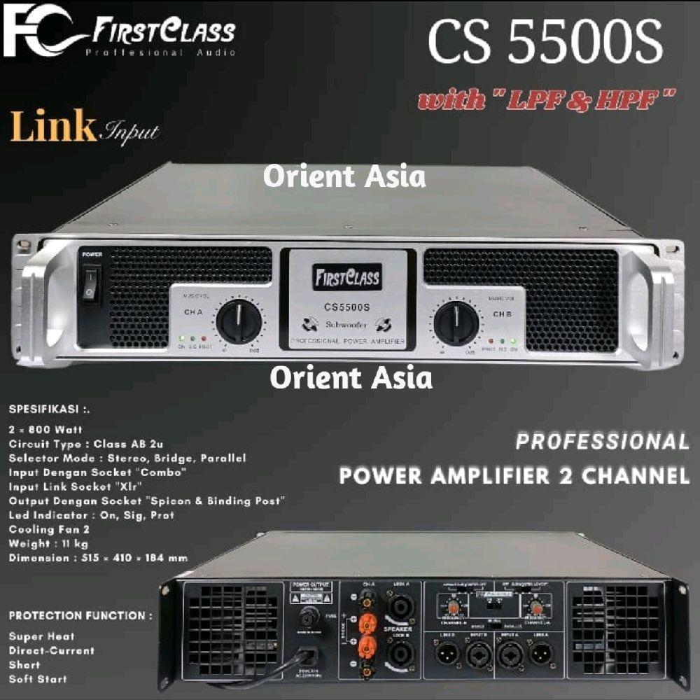 Power Amplifier Firstclass CS 5500S
