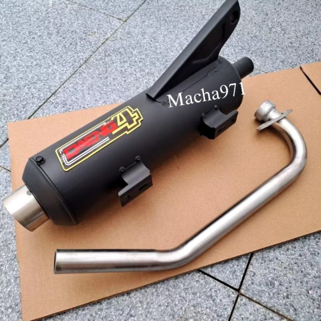 Daeng Sai4 Standard Racing Exhaust Stainless Pipe 28mm Mio Sporty Mio m3 Mio Soul I115/125 Click exh