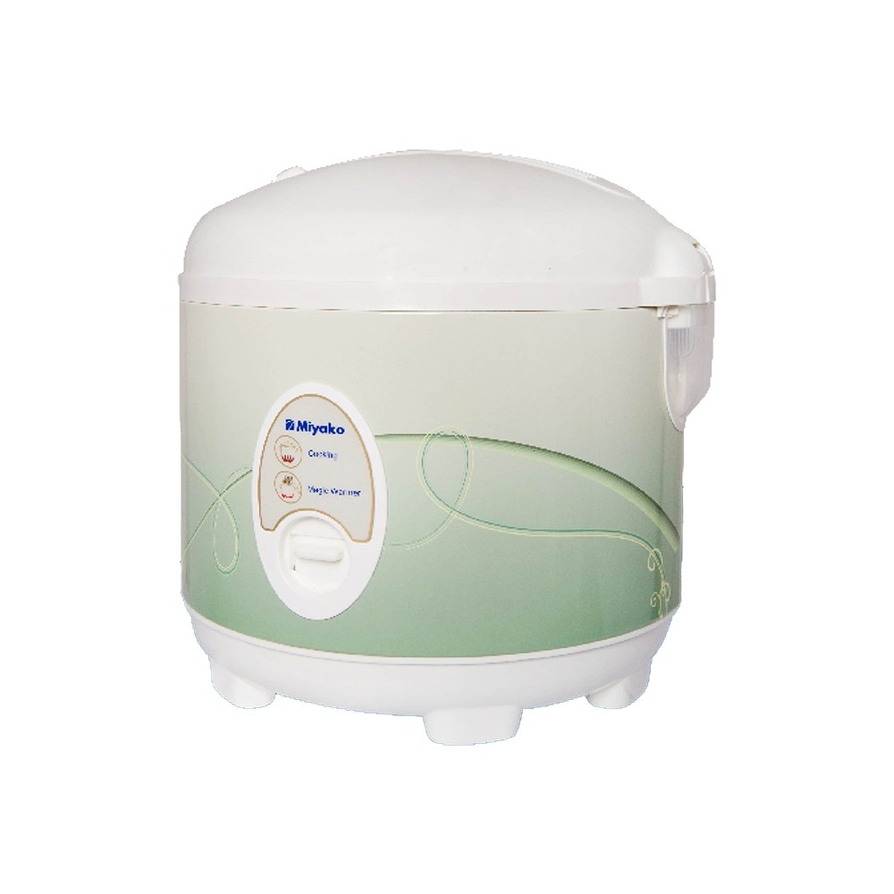 MIYAKO Magic Com 1.8L 3in1| Penanak Nasi Serbaguna Green Line MCM508