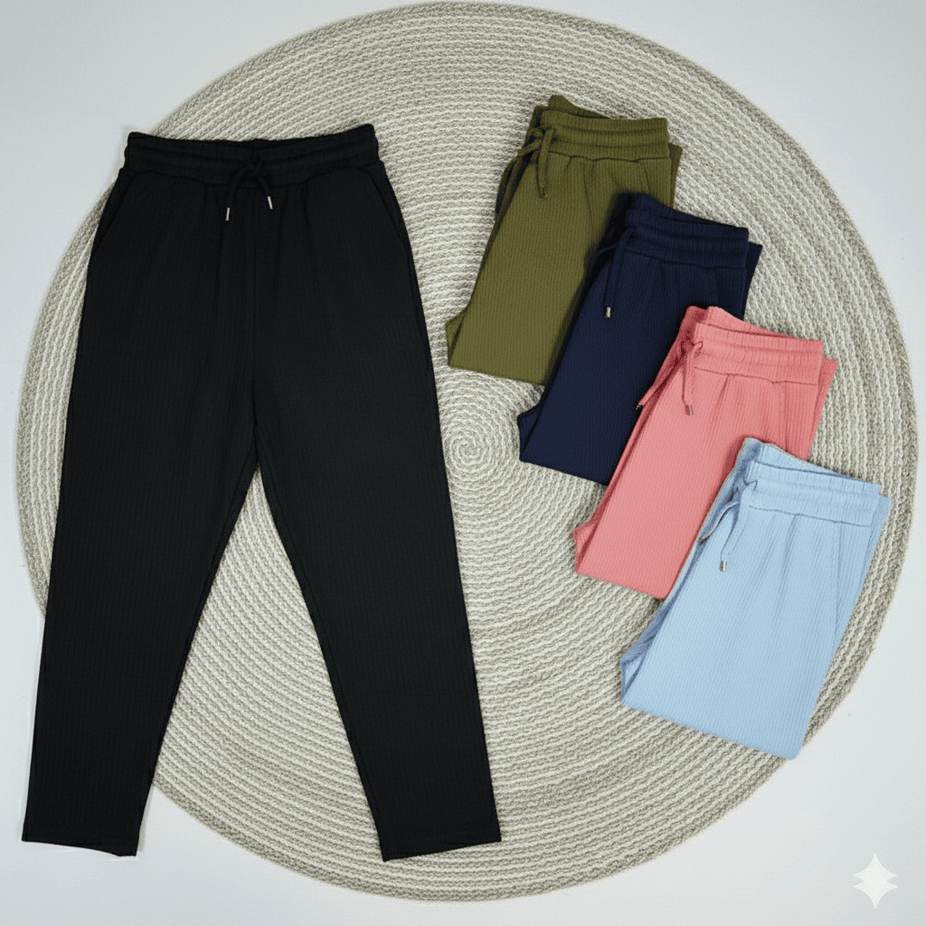 Celana Panjang Wanita Jumbo Knit Premium Import Celana Knit Big Size Tebal Anti Kusut Celana Santai 