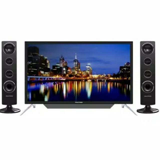 tv led TV LED polytron 32 Inch CINEMAX + TOWER SPEAKER PLD 24T8511(khusus pengiriman wilayah bandung