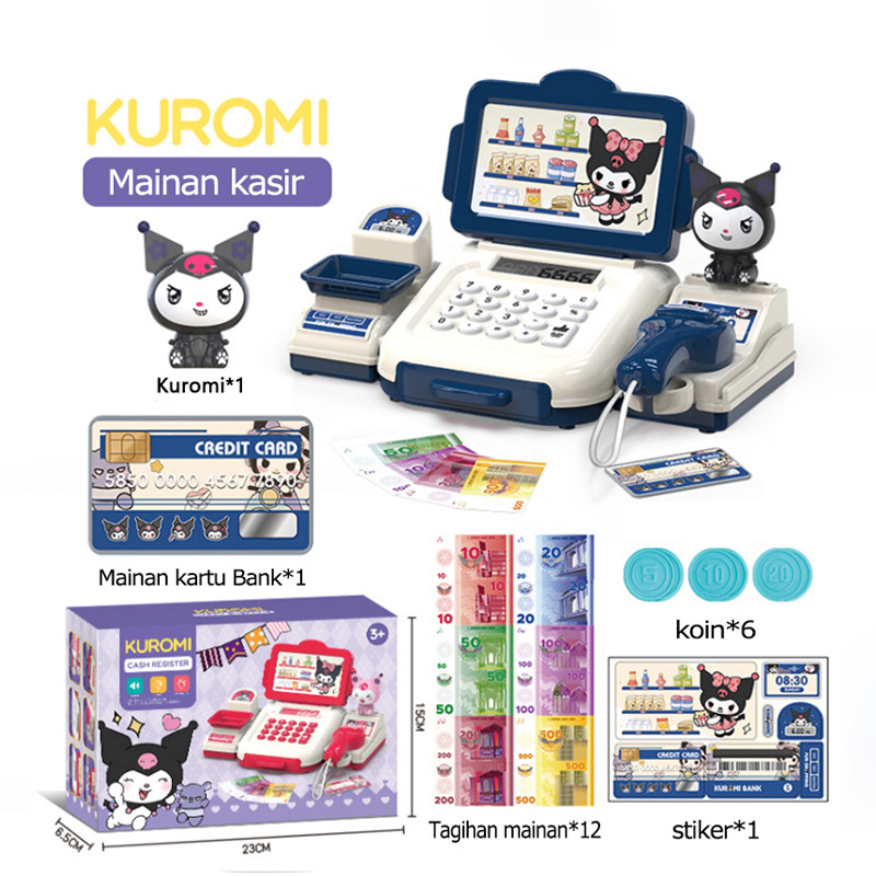 Mesin Kasir Mainan Simulasi supermarket Mesin Kasir Belanja Mainan Cashier Machine Toys Mainan Anak