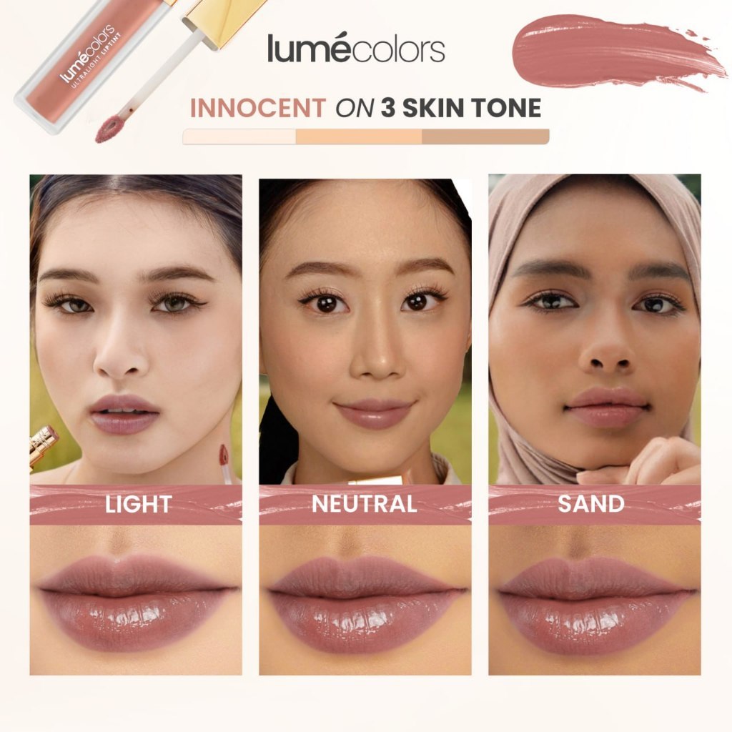 LUMECOLORS ULTRALIGHT LIPTINT warna STAIN & PIGMENTED LIPSTIK LUMECOLORS  LIPSTICK LUMECOLOR LUME