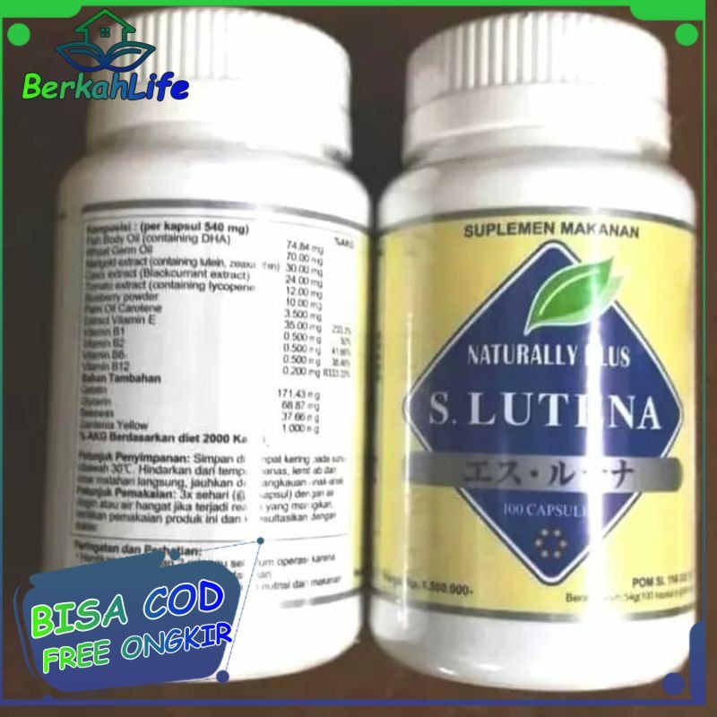 Suplemen Super Lutena Suplemen Kesehatan Mata Suplemen Kesehatan Perawatan Mata Naturally Plus S LUT