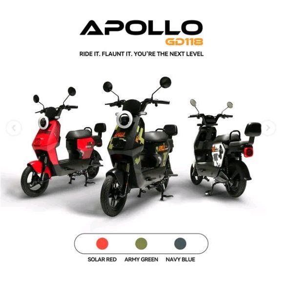 Sepeda Listrik Goda GD 118Y Apollo - Hitam