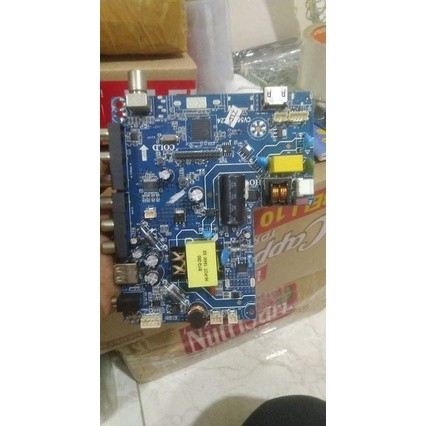 MB - MAINBOARD - MOTHERBOARD - MOBO - MICOM - MODUL - MESIN TV LED POLYTRON PLD24D1852 - PLD24D9050 