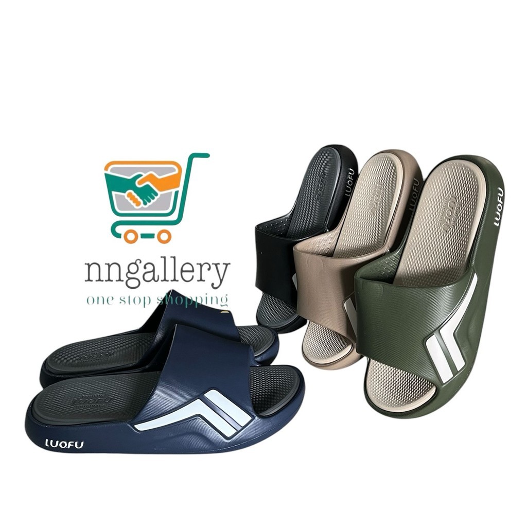 LUOFU 6213 E01 SANDAL SELOP PRIA RINGAN DAN NYAMAN 40-44 Luofu Import