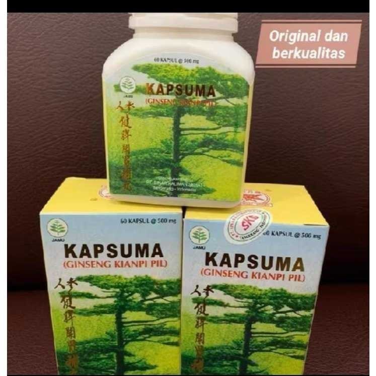 chery store ~ PROMO  Kapsuma Asli Pil Gemuk Ori Original Ginseng kian pi