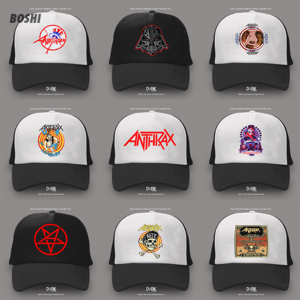 ANTHRAX | Trucker Hat Best Seller | Topi Pria | Topi | Trucker | Topi Band | Baseball | Band | Topi 