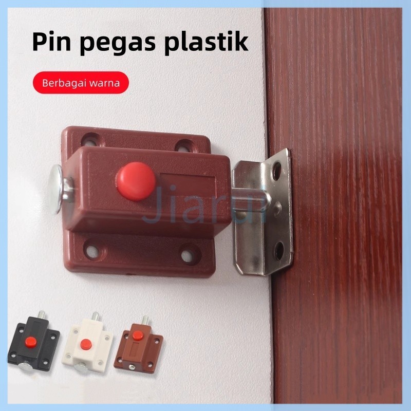 Jiarui Baut pegas plastik dengan mekanisme interlock / pintu lemari furnitur kecil silinder kunci lo
