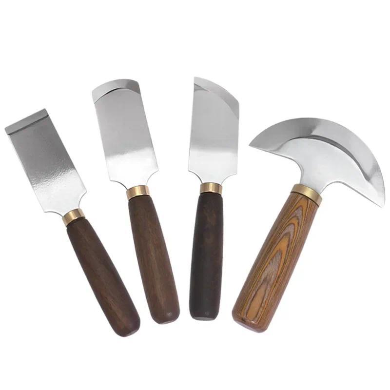 Professional Leather Cutting  Stainless Steel Japanese Thinning  Leather Tools Leathercraft Cutting 