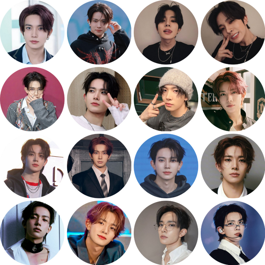 Pinpouff.id - Enhypen Heeseung Button Badge 44mm Aksesoris Tas, Baju pelengkap Keren