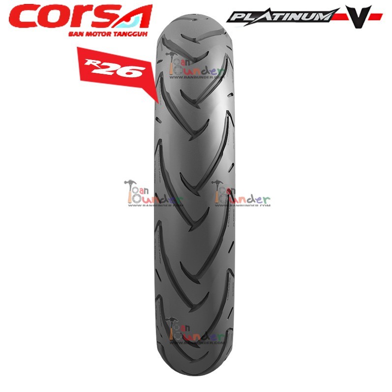 BAN CORSA 100/80-14 R26 PLATINUM (TUBELESS)