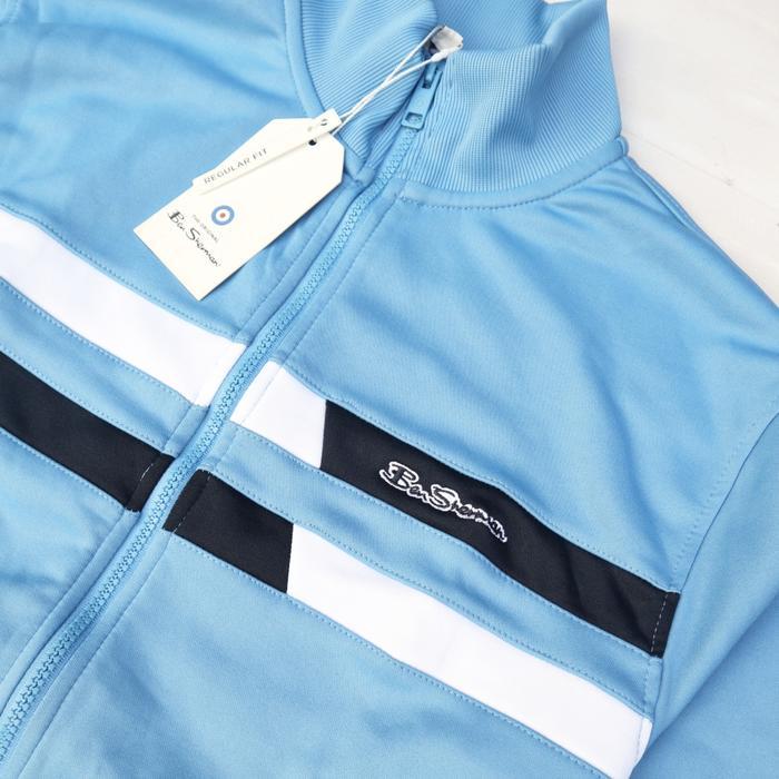 Ben Sherman Striped Tracktop Parisian Blue Original - M