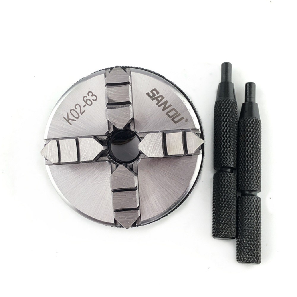 4 Jaw Lathe Chuck 63mm Safety Mini Lathe Chucks K0263 4jaw Self Centering Chuck