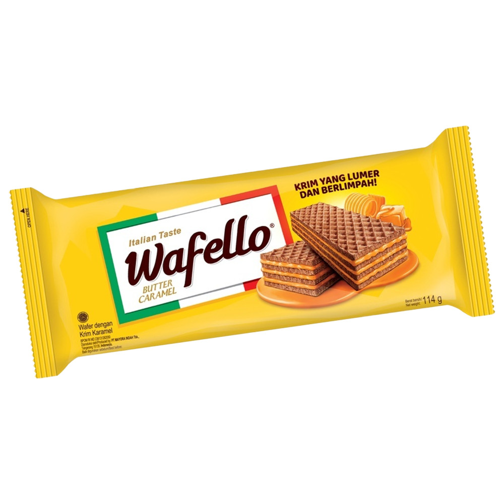 ROMA WAFELLO BUTTER CARAMEL 114GR