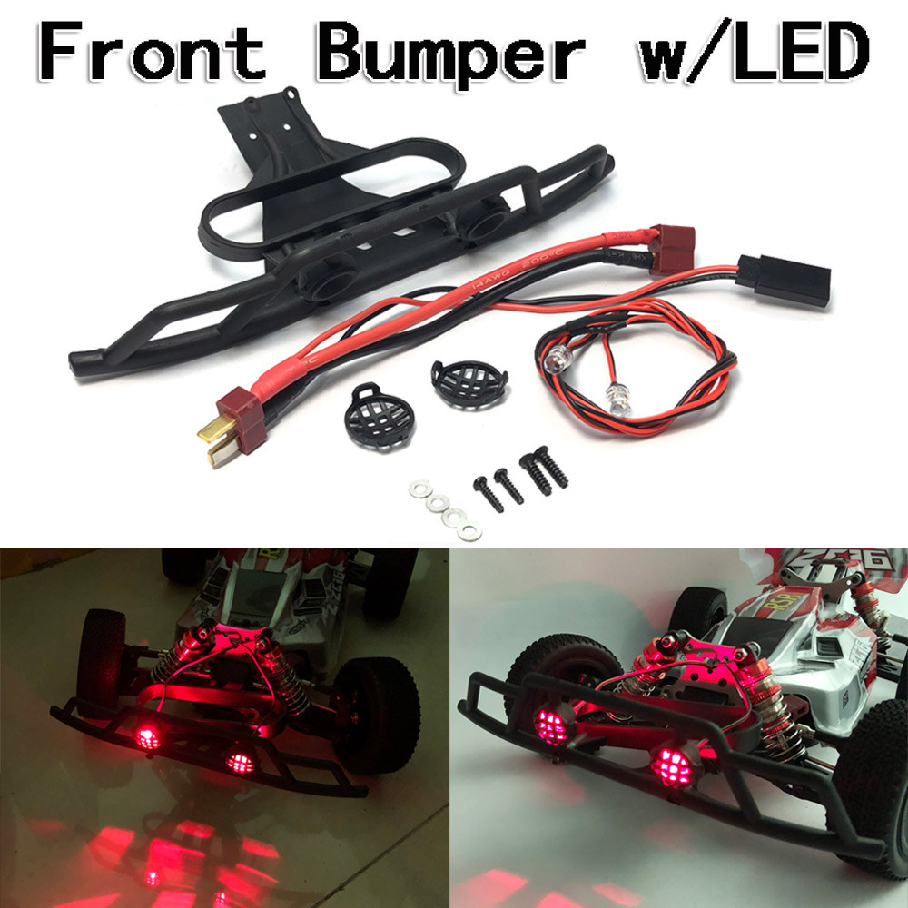 Wltoys 144001 144010 124019 124017 124016 124018 Accesories On Road Upgrade Parts Front Bumper Roll 