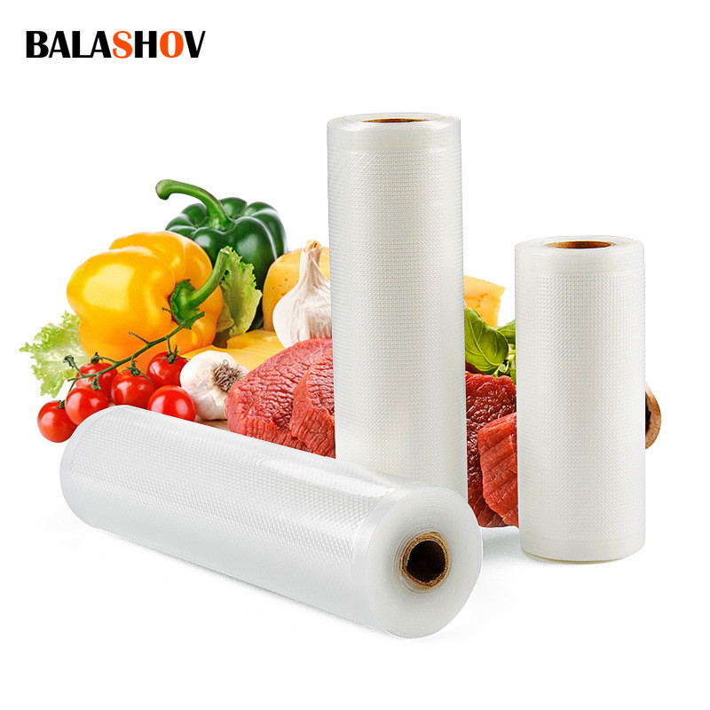 Vacuum Food Roll Bag Vacuum Plastic Bag Food Storage Saver Bag15*500cm for Vacuum Packing Maine Pack