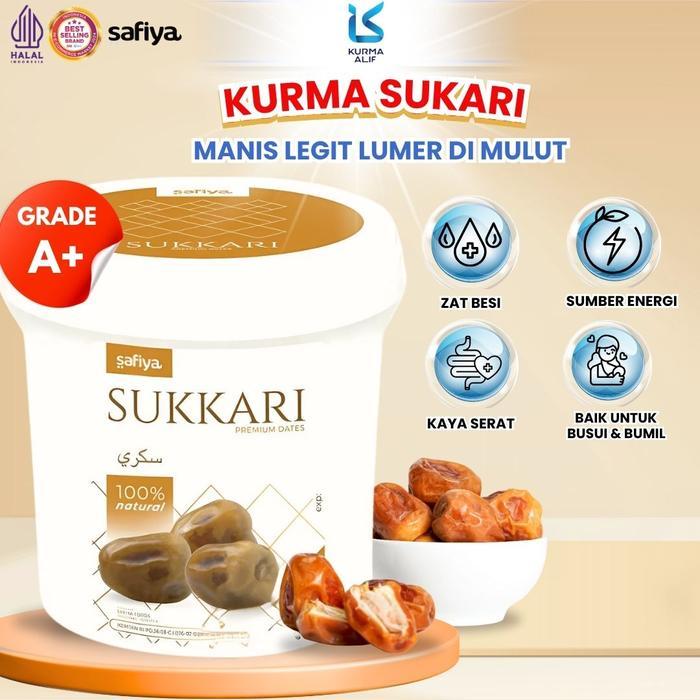 [RAMADHAN] Kurma Sukari Ember Safiya 850 gr - 850 gr - Ember