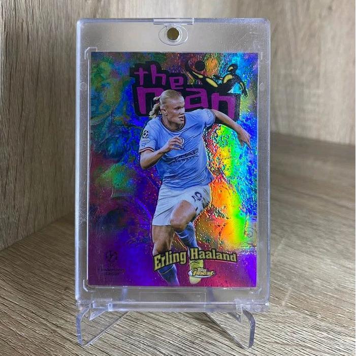 Kartu Topps Finest THE MAN Erling Haaland Manchester City | SUPER RARE 2ND
