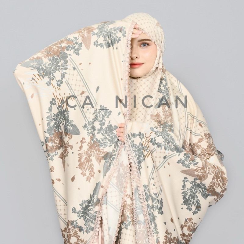 Rei Fashion - Mukena Printing Set Mukena Silk Premium 2in1 mukena silk silky premium 2in1