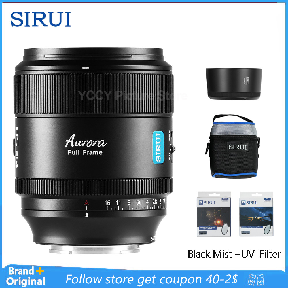Sirui AURORA 85mm F1.4 Full Frame Lens for Sony A6700 A7C2 A7CR A7 Nikon Z50 Z6 Z8 ZFC zf Fujifilm X