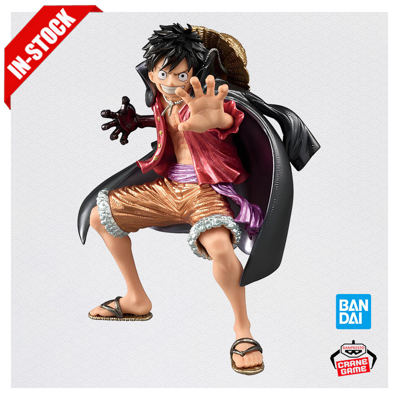 Original Genuine Model BANPRESTO King of Artist One Piece 19cm Monkey D Luffy Wano Country II Figure